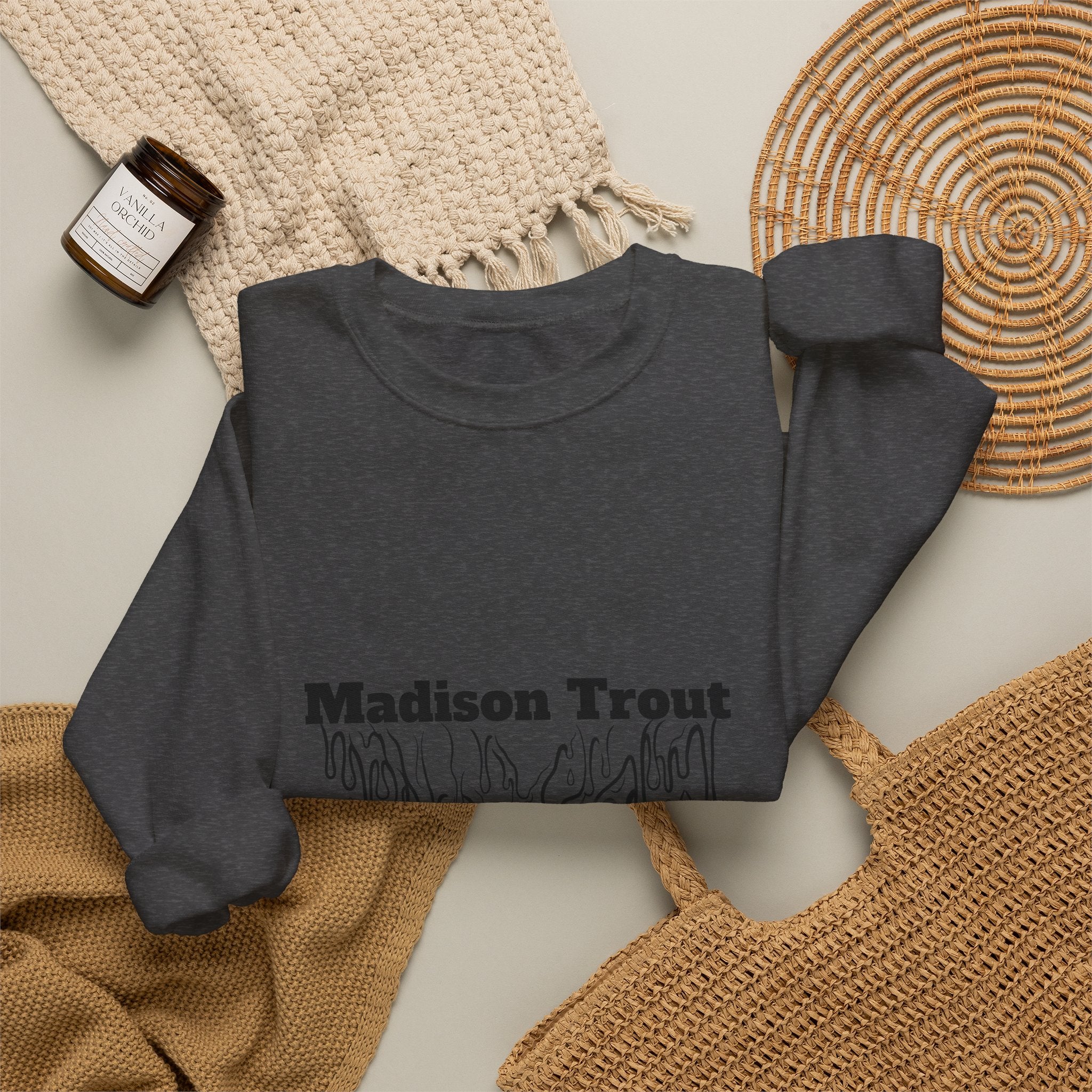 Madison Trout "Subscribe" Crewneck Sweatshirt