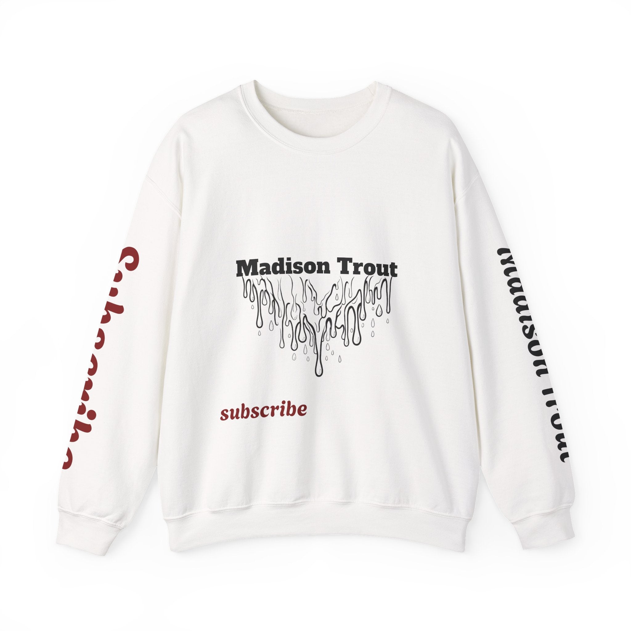 Madison Trout "Subscribe" Crewneck Sweatshirt