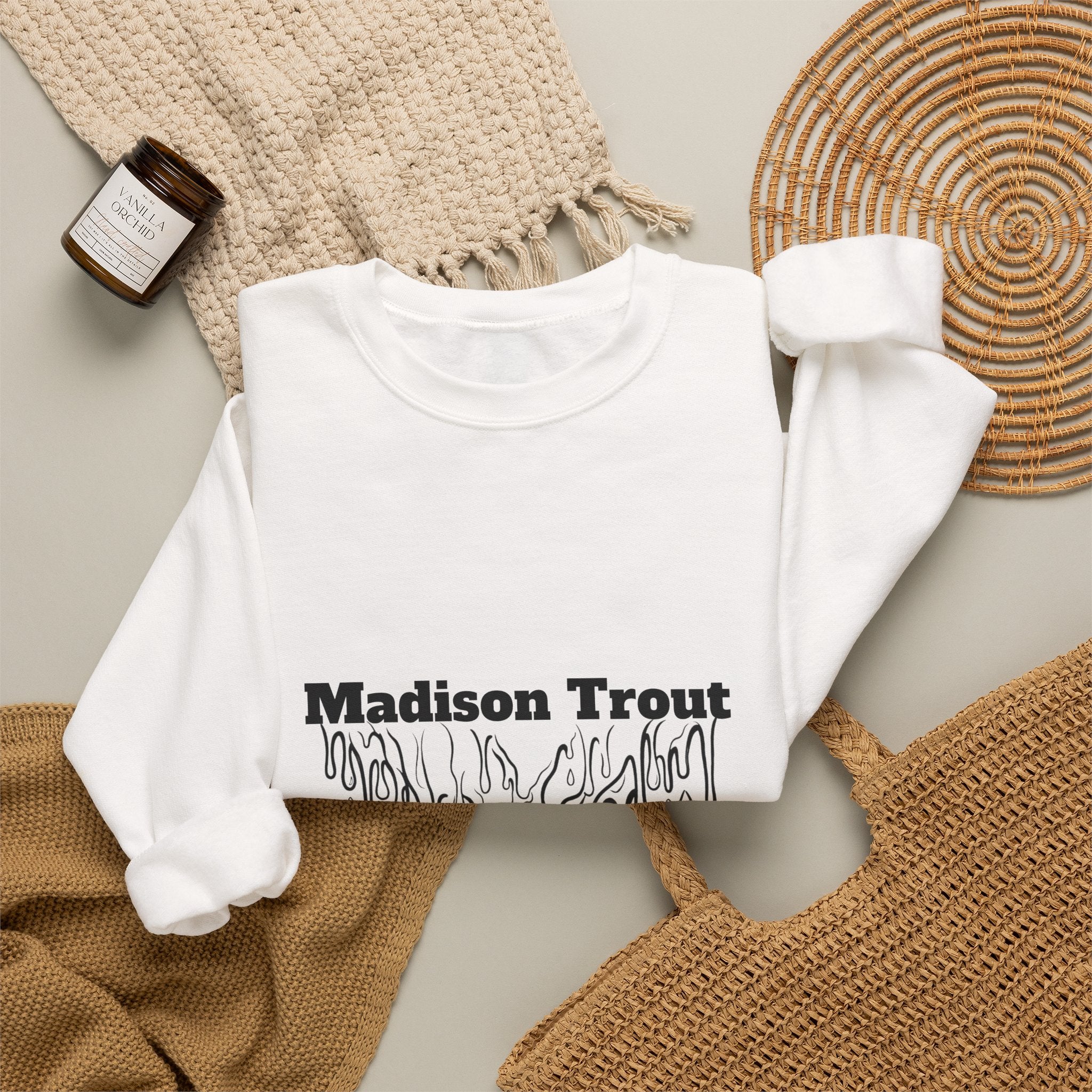 Madison Trout "Subscribe" Crewneck Sweatshirt